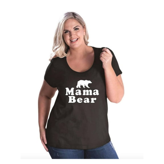 NIB - Women's Plus Size Curvy T-Shirt, up to Size 28 - Mama Bear