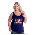 thumbnail image 1 of NIB - Women's Plus Size Tank Top - Christmas Dancing Santa, 1 of 3