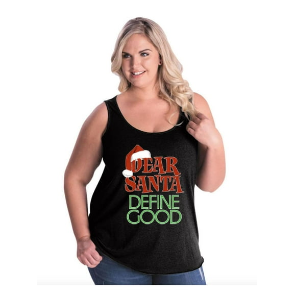 IWPF - Women's Plus Size Tank Top - Christmas Define Good