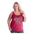thumbnail image 1 of NIB - Women's Plus Size Tank Top - Elephant Mosaic, 1 of 5