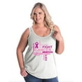thumbnail image 1 of IWPF - Women's Plus Size Tank Top - Fight Breast Cancer, 1 of 3