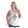 thumbnail image 1 of IWPF - Women's Plus Size Tank Top - Giraffe, 1 of 3