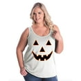 thumbnail image 1 of NIB - Women's Plus Size Tank Top - Halloween Costume Pumpkin Face, 1 of 3