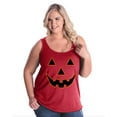 thumbnail image 1 of NIB - Women's Plus Size Tank Top - Halloween Costume Pumpkin Face, 1 of 3