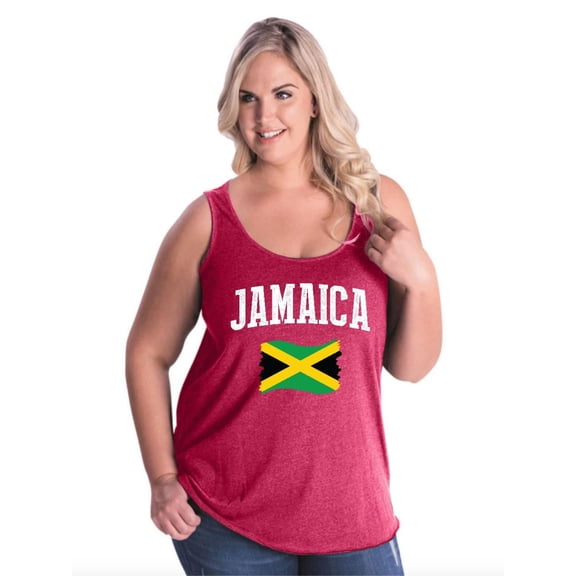 NIB - Women's Plus Size Tank Top - Jamaica Flag