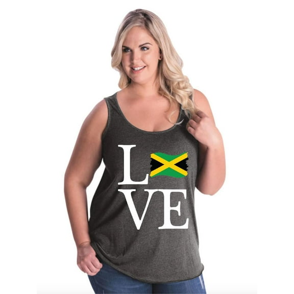 NIB - Women's Plus Size Tank Top - Jamaica