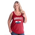 thumbnail image 1 of NIB - Women's Plus Size Tank Top - Kansas City, 1 of 4
