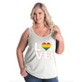 thumbnail image 1 of NIB - Women's Plus Size Tank Top - Love Rainbow, 1 of 3
