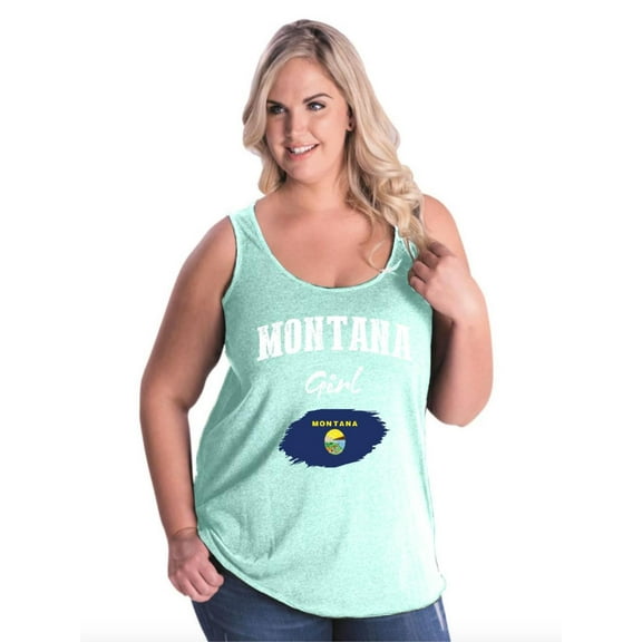 NIB - Women's Plus Size Tank Top - Montana Girl