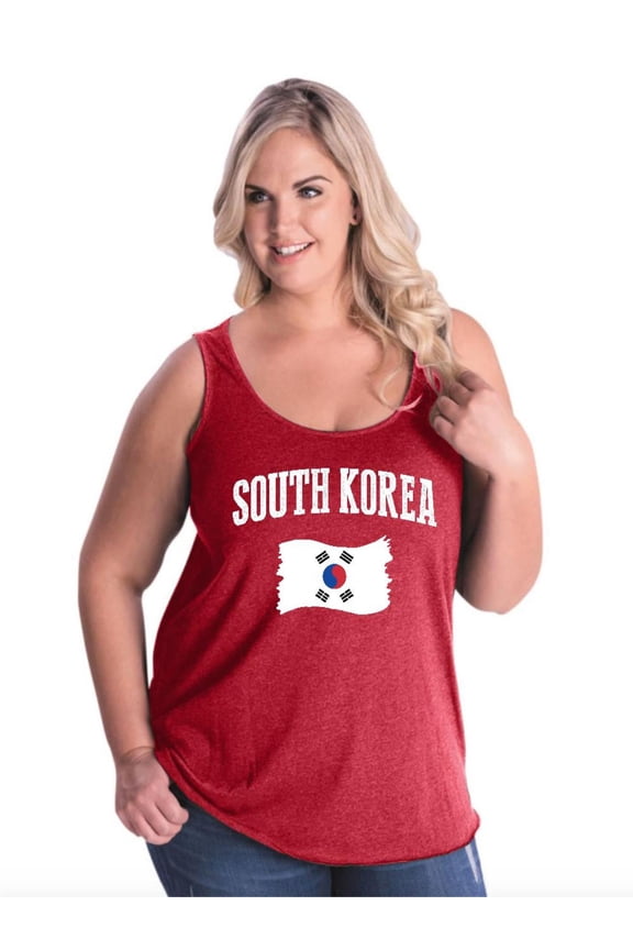 - Women's Plus Size Tank Top - South Korea