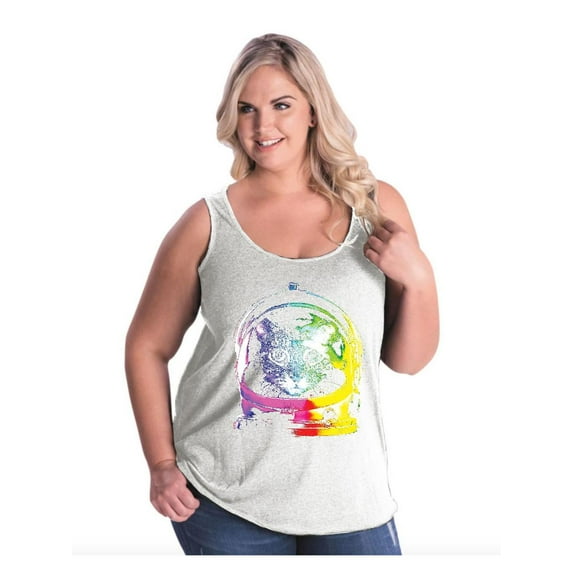 NIB - Women's Plus Size Tank Top - Space Cat
