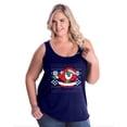 thumbnail image 1 of NIB - Women's Plus Size Tank Top, up to Size 28 - Christmas Dancing Santa, 1 of 4