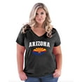 thumbnail image 1 of NIB - Women's Plus Size V-neck T-Shirt - Arizona, 1 of 3