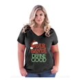 thumbnail image 1 of NIB - Women's Plus Size V-neck T-Shirt - Christmas Define Good, 1 of 3