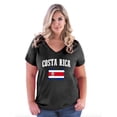 thumbnail image 1 of NIB - Women's Plus Size V-neck T-Shirt - Costa Rica, 1 of 3