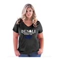 thumbnail image 1 of NIB - Women's Plus Size V-neck T-Shirt - Denali National Park, 1 of 5