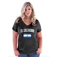 thumbnail image 1 of NIB - Women's Plus Size V-neck T-Shirt - El Salvador, 1 of 3