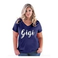 thumbnail image 1 of NIB - Women's Plus Size V-neck T-Shirt - Gigi, 1 of 4