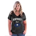 thumbnail image 1 of NIB - Women's Plus Size V-neck T-Shirt - Kentucky Girl, 1 of 3