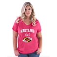 thumbnail image 1 of NIB - Women's Plus Size V-neck T-Shirt - Maryland Girl, 1 of 3