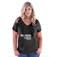 thumbnail image 1 of NIB - Women's Plus Size V-neck T-Shirt - Melanoma Skin Cancer, 1 of 3