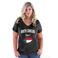 thumbnail image 1 of NIB - Women's Plus Size V-neck T-Shirt - North Carolina Girl, 1 of 3