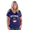 thumbnail image 1 of NIB - Women's Plus Size V-neck T-Shirt - North Carolina Girl, 1 of 3