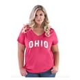 thumbnail image 1 of NIB - Women's Plus Size V-neck T-Shirt - Ohio, 1 of 3
