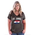 thumbnail image 1 of NIB - Women's Plus Size V-neck T-Shirt - St. Louis, 1 of 3