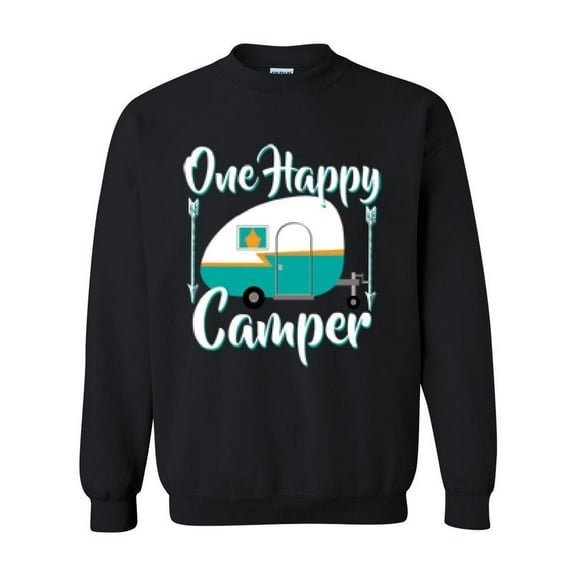 NIB - Women's Plus Sweatshirts and Hoodies - ONE HAPPY CAMPER
