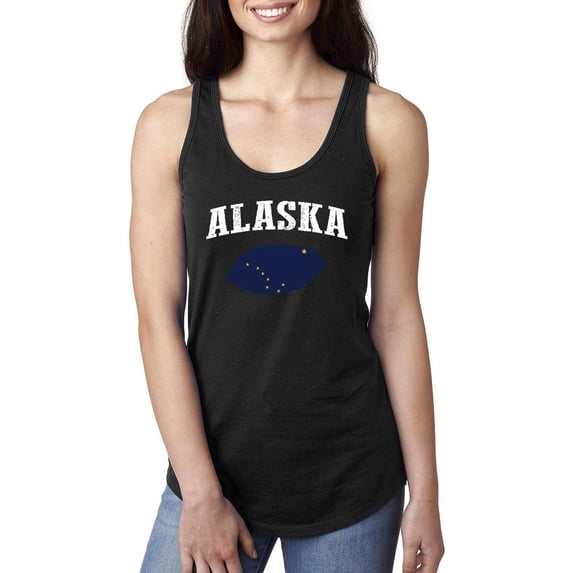 NIB - Women's Racerback Tank Top - Alaska Flag