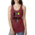 thumbnail image 1 of NIB - Women's Racerback Tank Top - Autism Awareness, 1 of 3