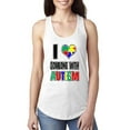 thumbnail image 1 of NIB - Women's Racerback Tank Top - Autism Awareness, 1 of 5