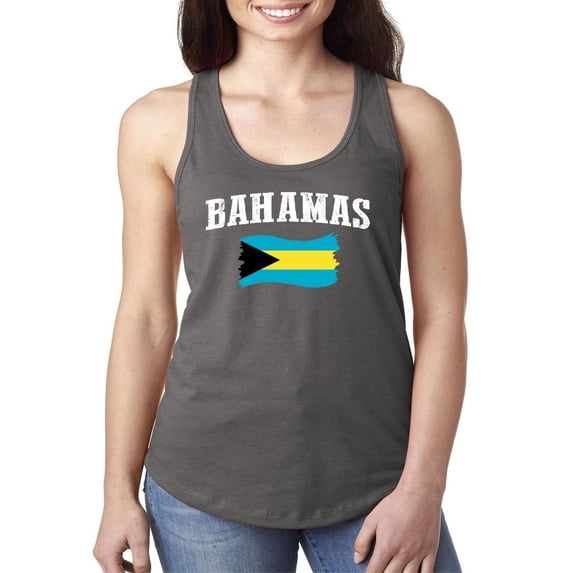 NIB - Women's Racerback Tank Top - Bahamas Flag