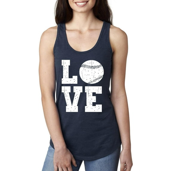 NIB - Women's Racerback Tank Top - Baseball