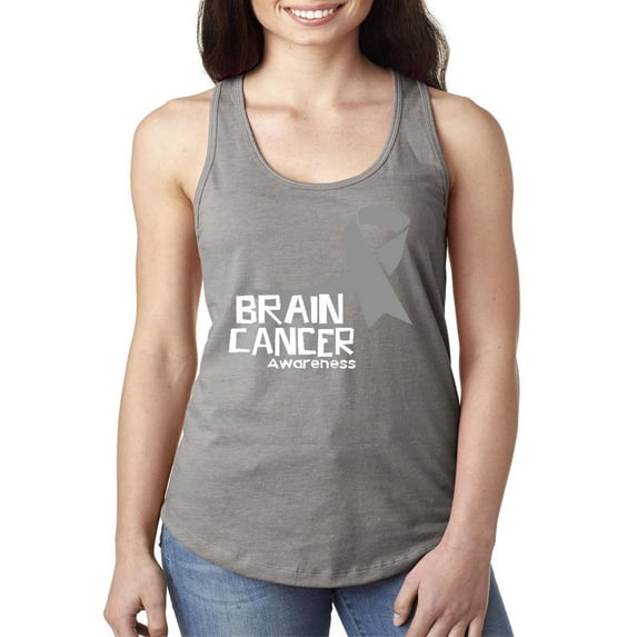 NIB - Women's Racerback Tank Top - Brain Cancer