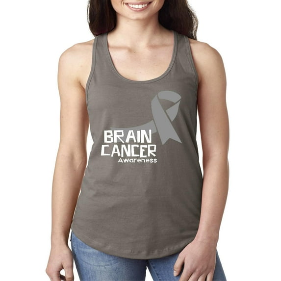 NIB - Women's Racerback Tank Top - Brain Cancer