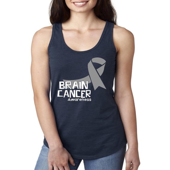 NIB - Women's Racerback Tank Top - Brain Cancer