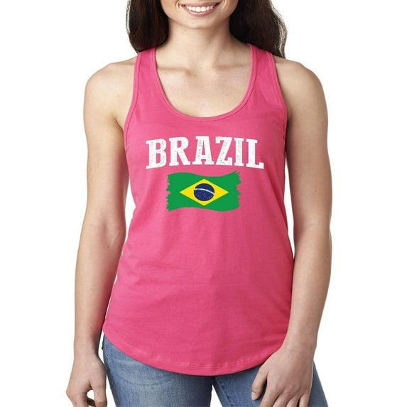 NIB - Women's Racerback Tank Top - Brazil