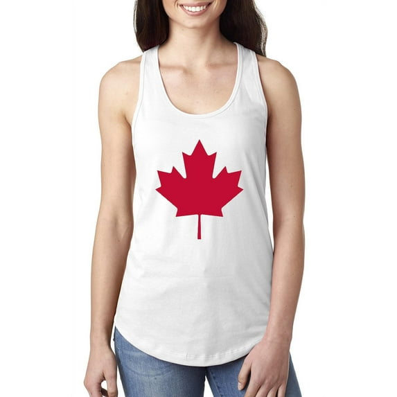 NIB - Women's Racerback Tank Top - Canada Leaf