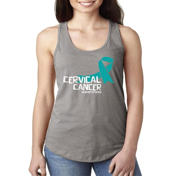 NIB - Women's Racerback Tank Top - Cervical Cancer