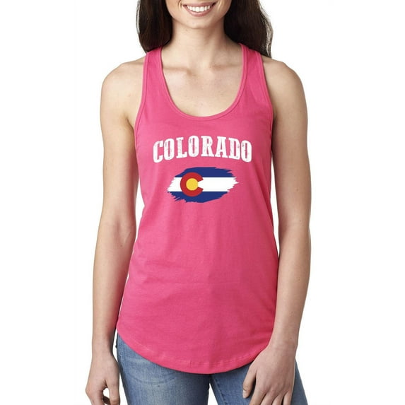 NIB - Women's Racerback Tank Top - Colorado Flag