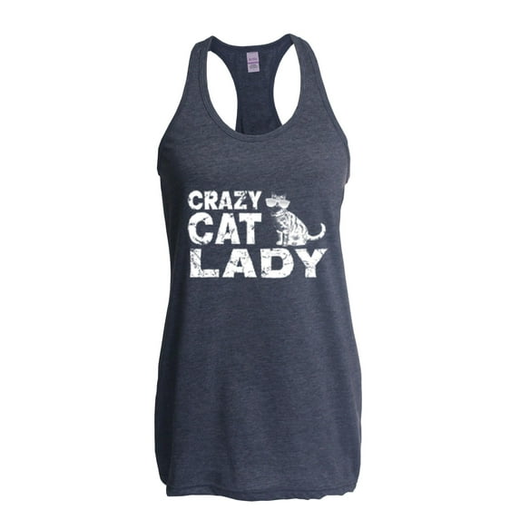 NIB - Women's Racerback Tank Top - Crazy Cat Lady