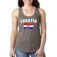 thumbnail image 1 of NIB - Women's Racerback Tank Top - Croatia Flag, 1 of 5