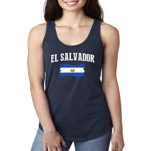 NIB - Women's Racerback Tank Top - El Salvador