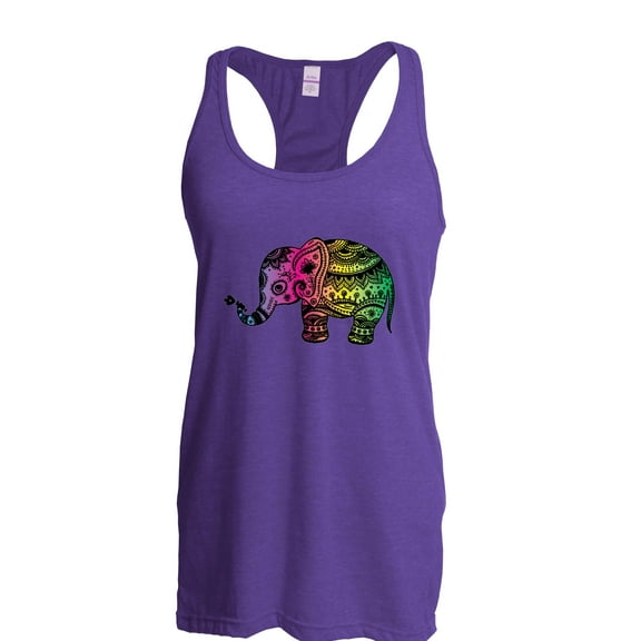 NIB - Women's Racerback Tank Top - Elephant