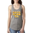 thumbnail image 1 of NIB - Women's Racerback Tank Top - Emoji Entourage, 1 of 5