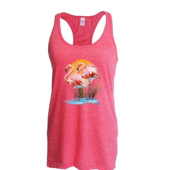 NIB - Women's Racerback Tank Top - Flamingo