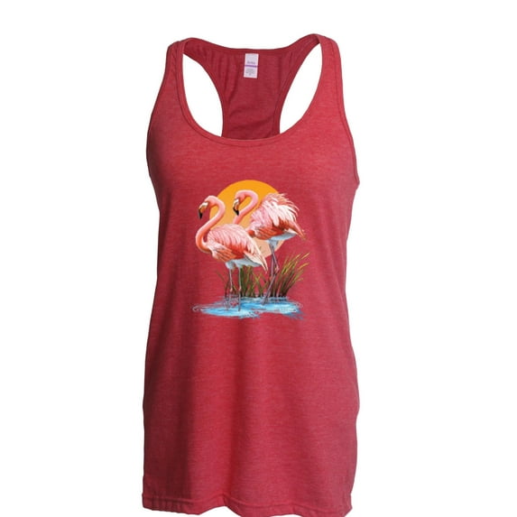 NIB - Women's Racerback Tank Top - Flamingo