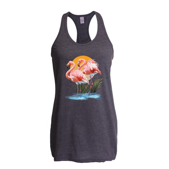 NIB - Women's Racerback Tank Top - Flamingo